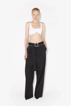 The White Cropped Patch Tank Top