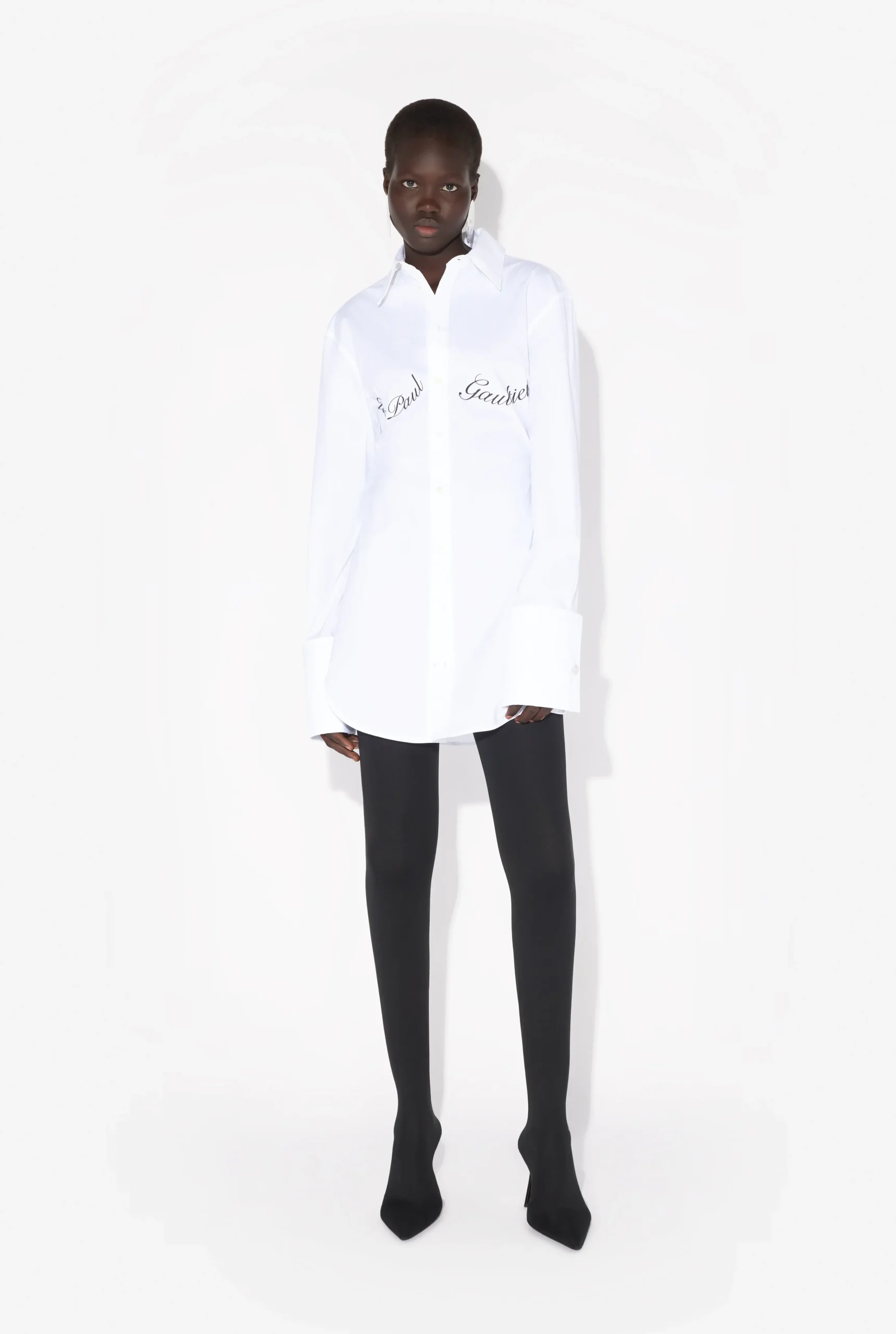 The White Jean Paul Gaultier Print Shirt