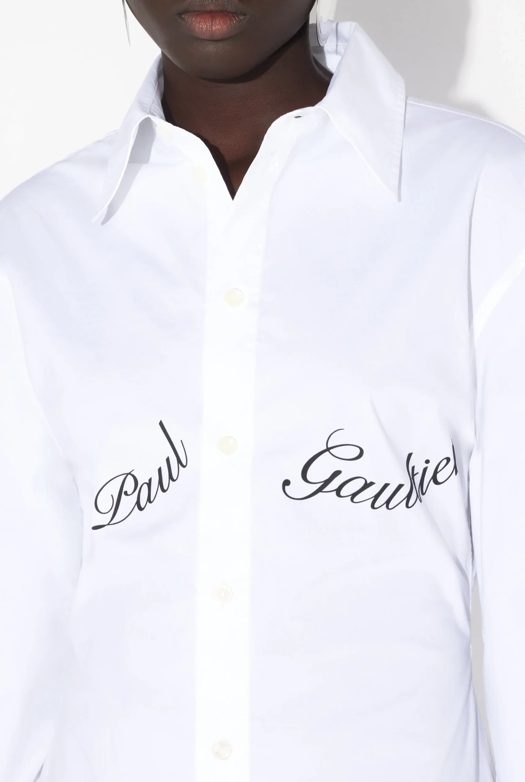 The White Jean Paul Gaultier Print Shirt
