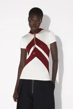 The White T-Shirt with Chevrons